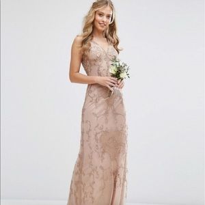 Asos Maya Embroidered Maxi